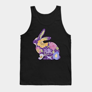 Virginia the Floral Bunny Tank Top